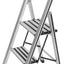 Escalera plegable aluminio escalones antideslizantes 330lb