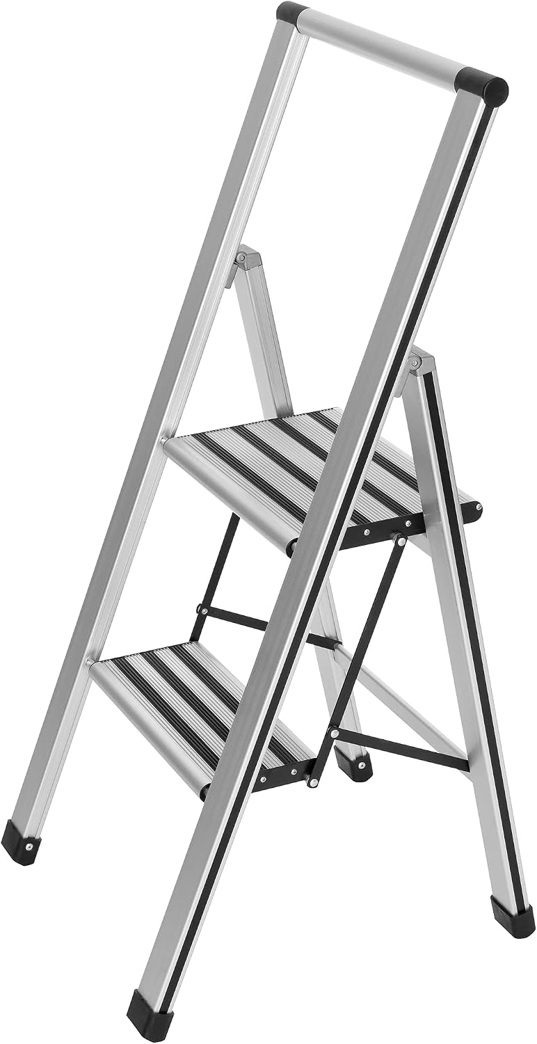 Escalera plegable aluminio escalones antideslizantes 330lb