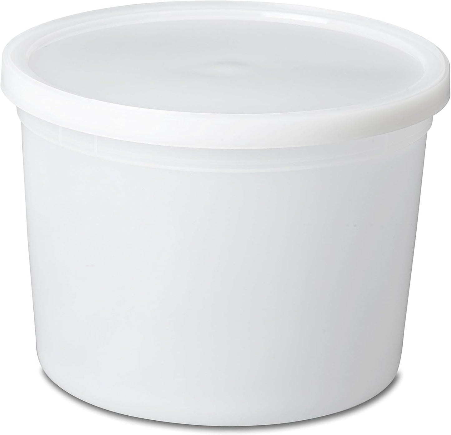 Contenedores plástico 64oz comp 10 para alimentos oficina