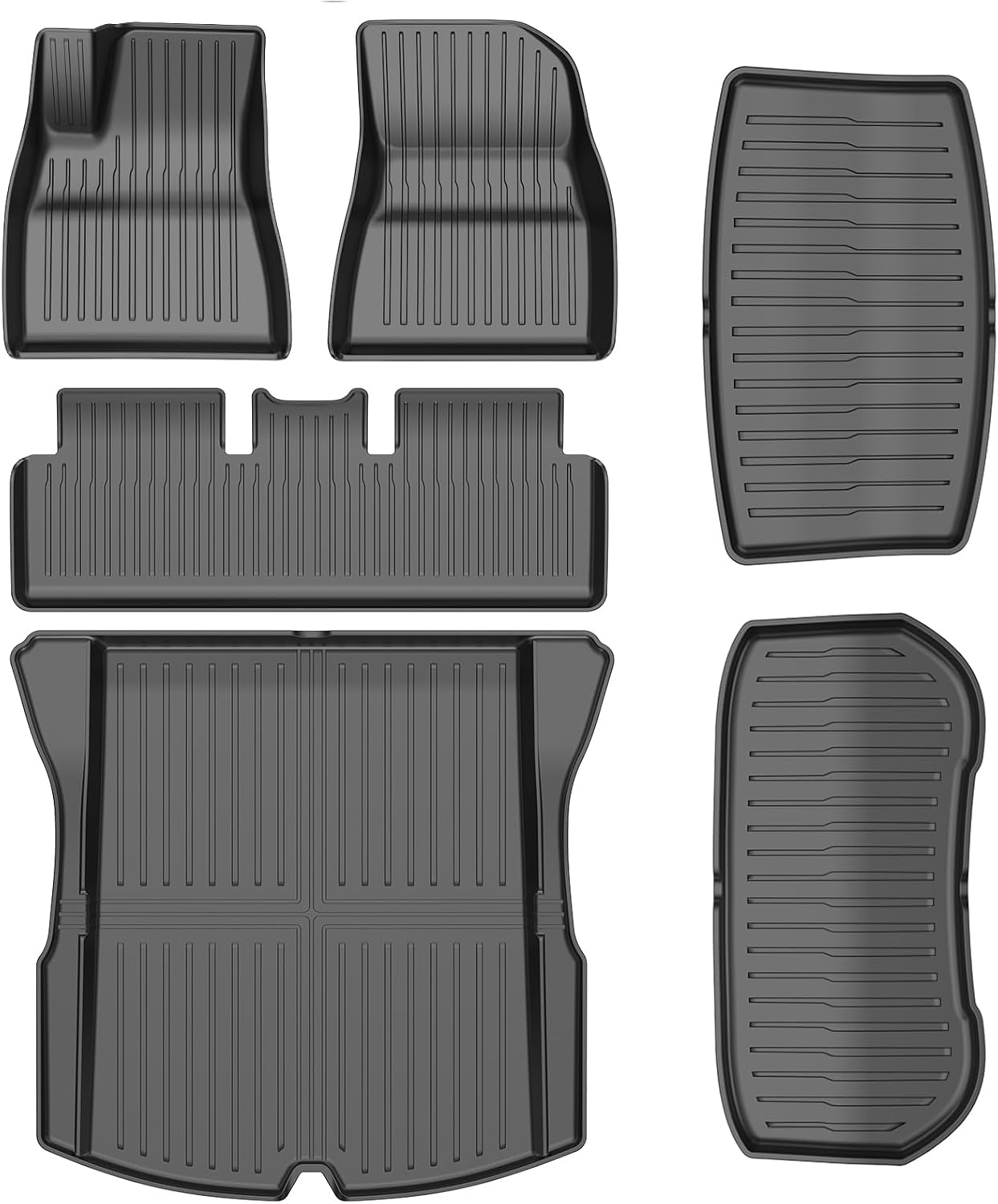 Alfombrillas piso Tesla Modelo 3 2024-25 flexibles