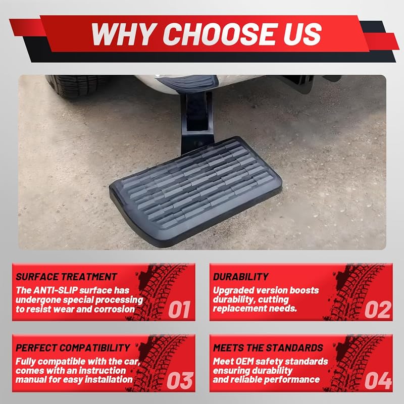 Escalón parachoques retráctil Toyota Tacoma 12-23 plegable