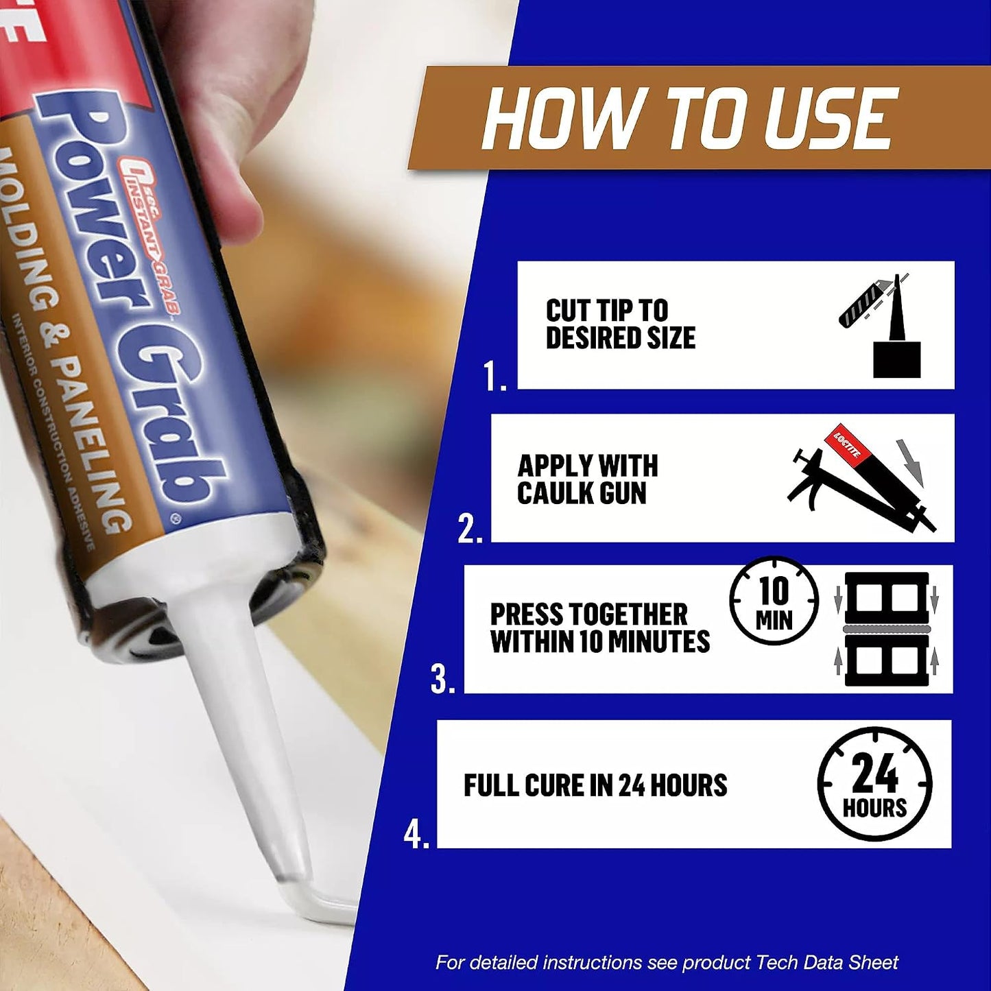 Adhesivo para moldeo y paneles 9oz cartucho