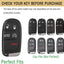 Funda silicona llavero 5 botones Dodge Challenger Charger