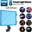 Kit luces LED RGB estudio 2 pack 672 cuentas app