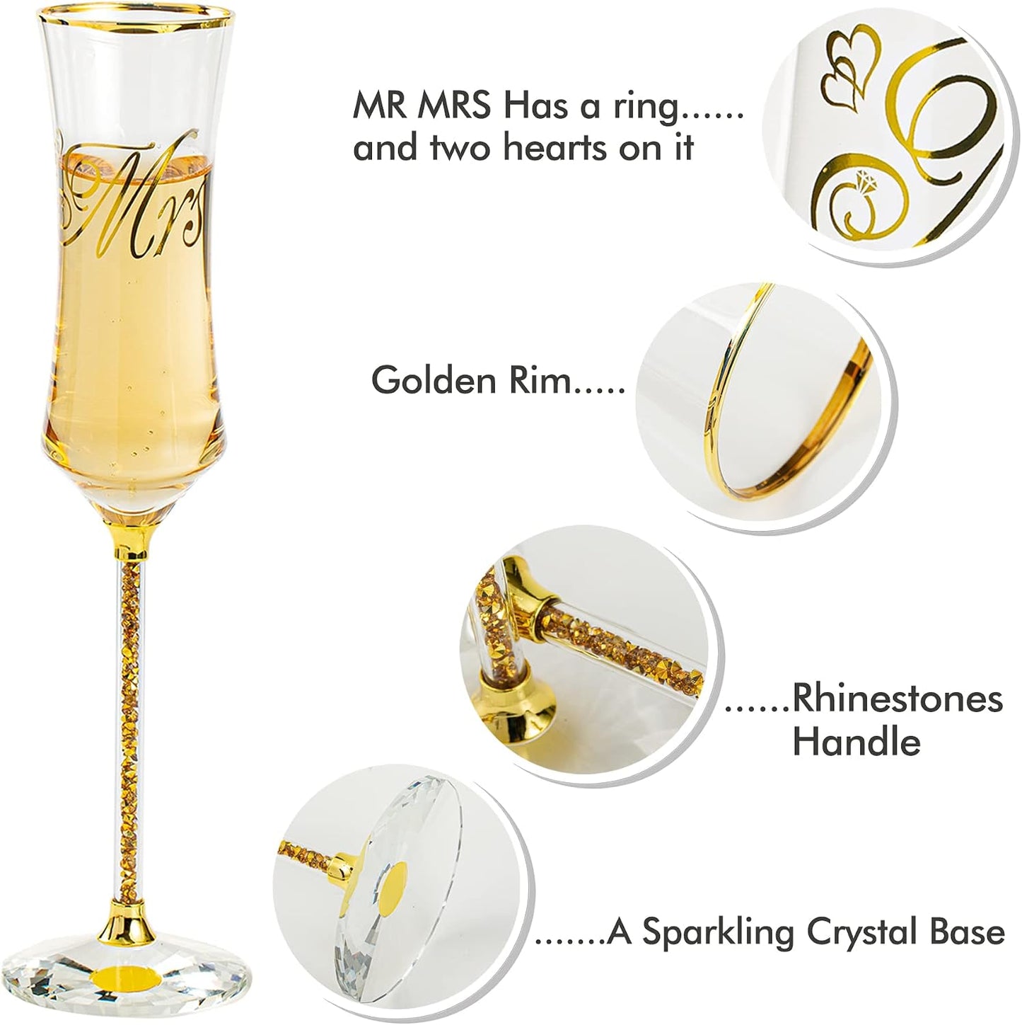 Set cuchillo servidor pastel boda con copas mr y champagne