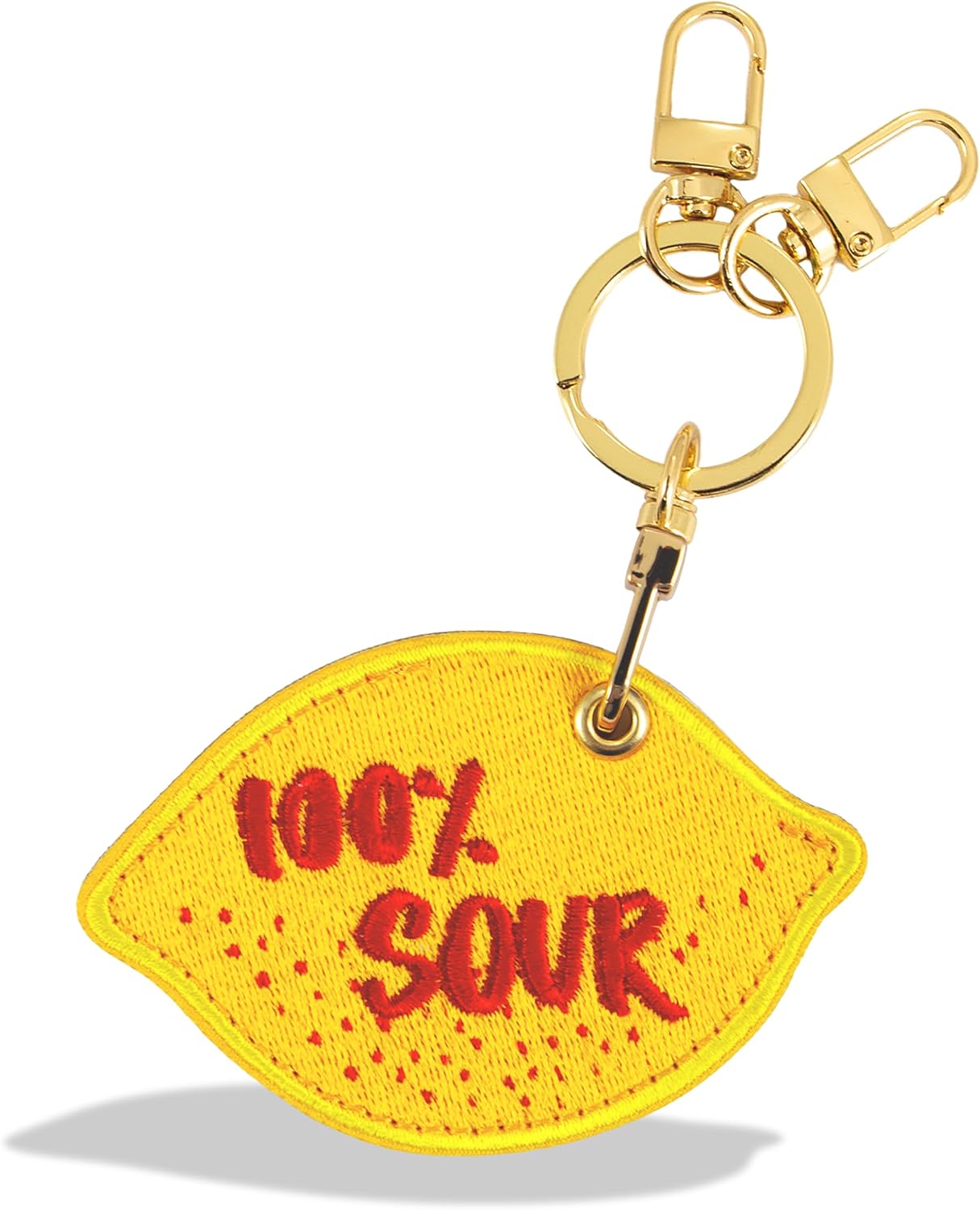 Funda llavero AirTag con dije limón 100% amargo