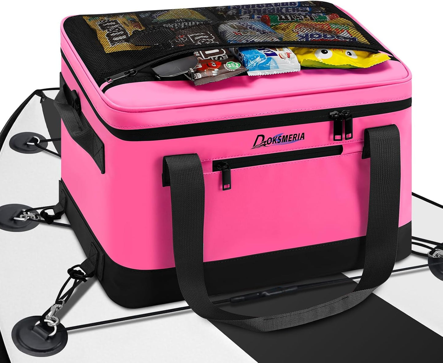 Hielera tabla remo impermeable con correa y 6 clips