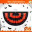 4 Banderas Halloween 3x1.5" 3 Ojales Negro Naranja