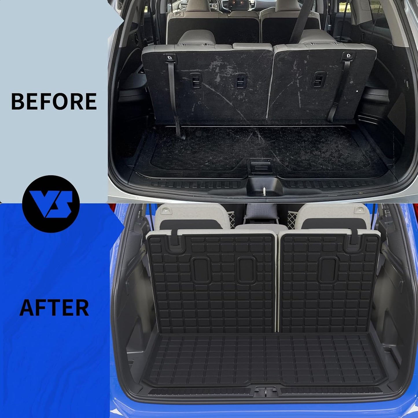 Tapete carga comp Honda Pilot 2016-26 termoplástico