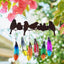 Carillón viento cristal para exteriores regalo mamá