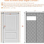 Cortina térmica magnética puerta 48x82pulg lateral