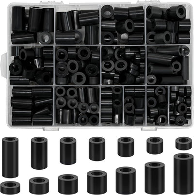 Espaciador nailon M6 M8 300pzas redondos para PCB y circuitos