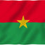 Bandera Burkina Faso 3x5ft poliéster doble costura ojales