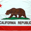 Bandera California 36x60pulg poliéster uso interior