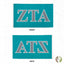 Bandera Zeta Tau Alpha 3x5ft Hermandad Griega