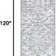 Alfombra pasillo boho 2x10ft antiderrap estilo vintage