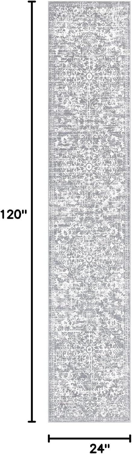 Alfombra pasillo boho 2x10ft antiderrap estilo vintage