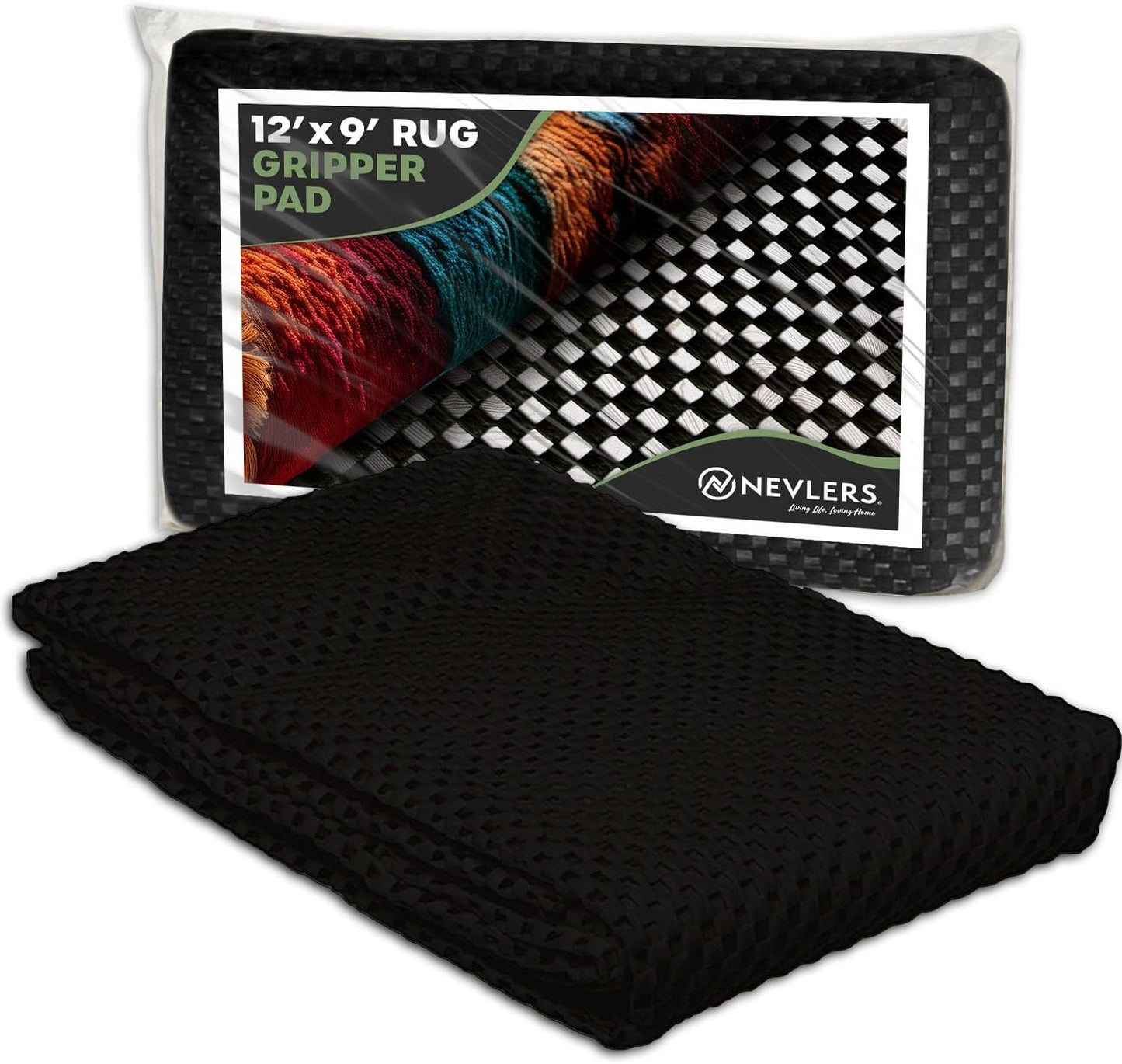 Almohadilla antiderrap para suelo madera dura 9x12ft