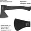 Hacha camping 14" acero carbono herramienta supervivencia