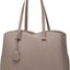 Bolsa profesional de cuero 17.3pulg para laptop gris pardo