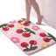 Alfombra baño microfibra antiderrap color rosa
