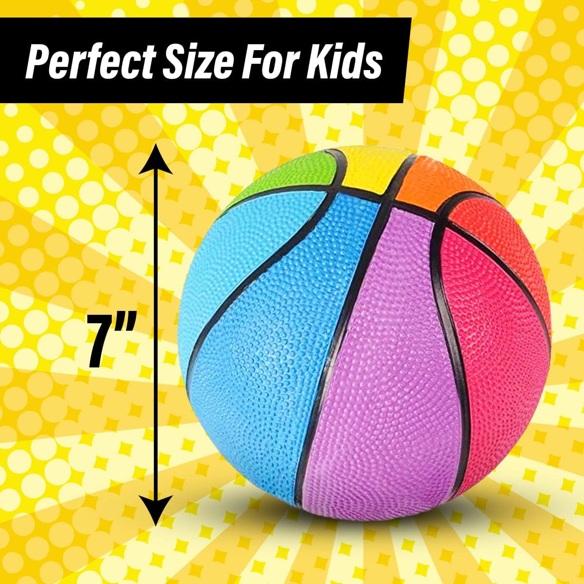 Mini baloncesto 7 pulg set 5 para niños con bomba