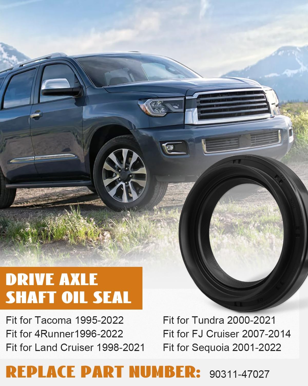 Set sellos aceite semieje comp Toyota 4Runner Tundra