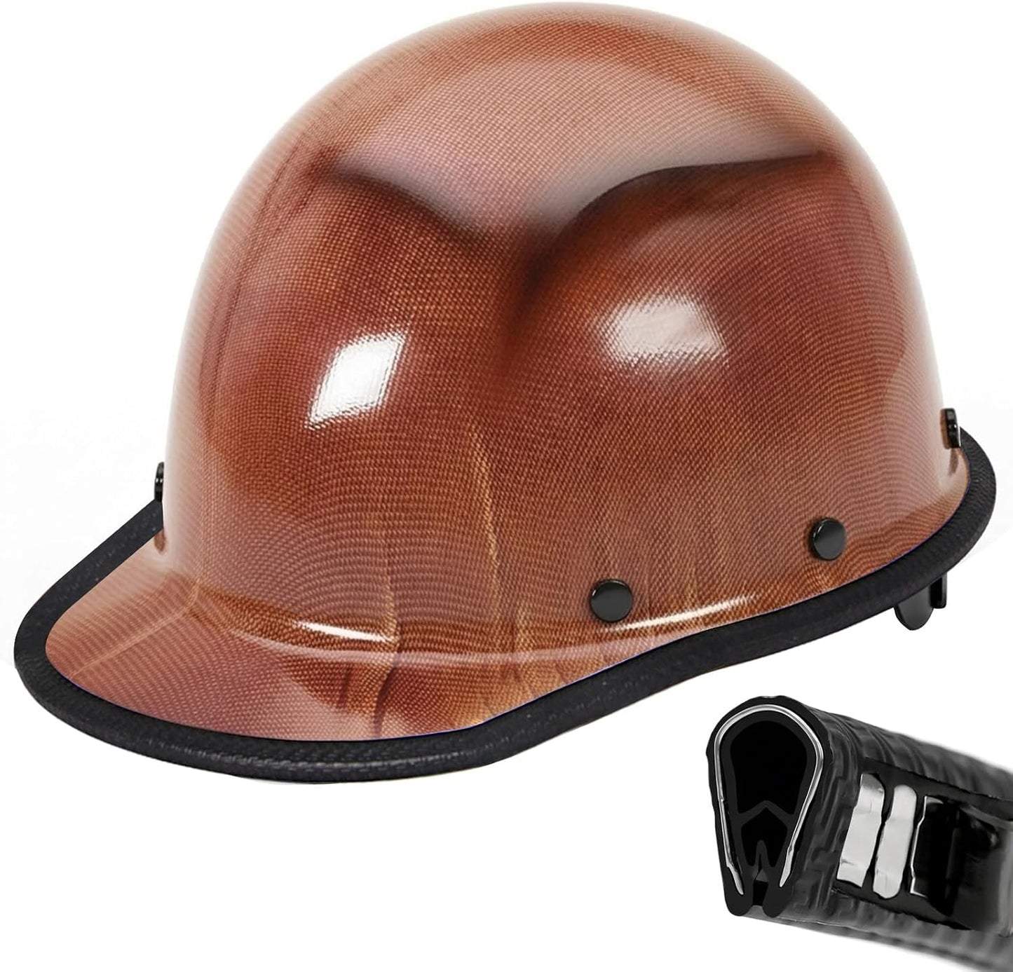 Protector ala casco duro acero 36.6pulg negro mate