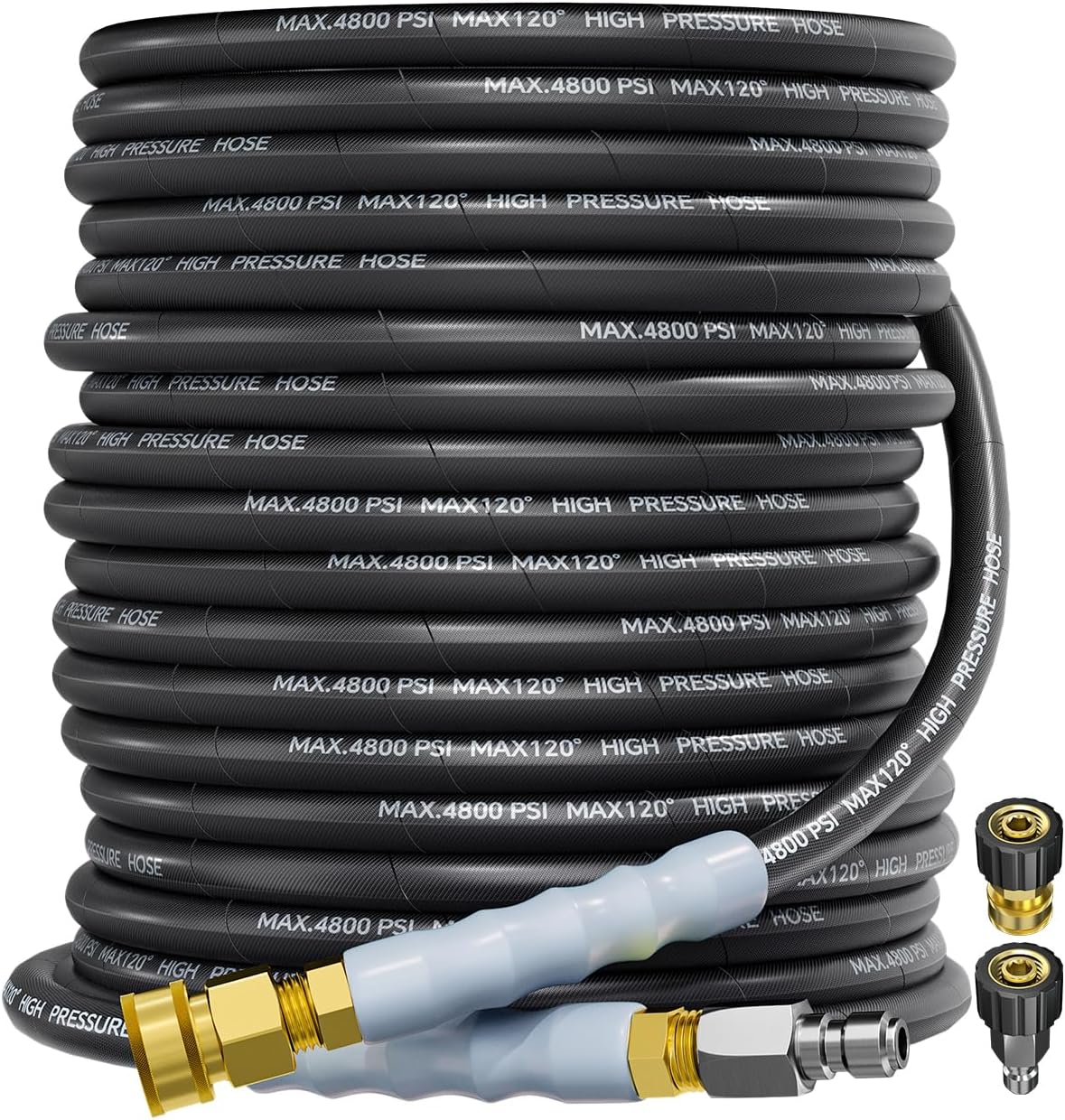 Manguera lavadora 75ft 4800PSI acero resistente