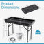 Mesa hielo 4ft plegable con drenaje para fiestas barbacoa