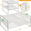 2 Organizadores despensa papel aluminio plástico ajustable
