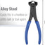 Extractor de clavos y grapas alicates corte azul