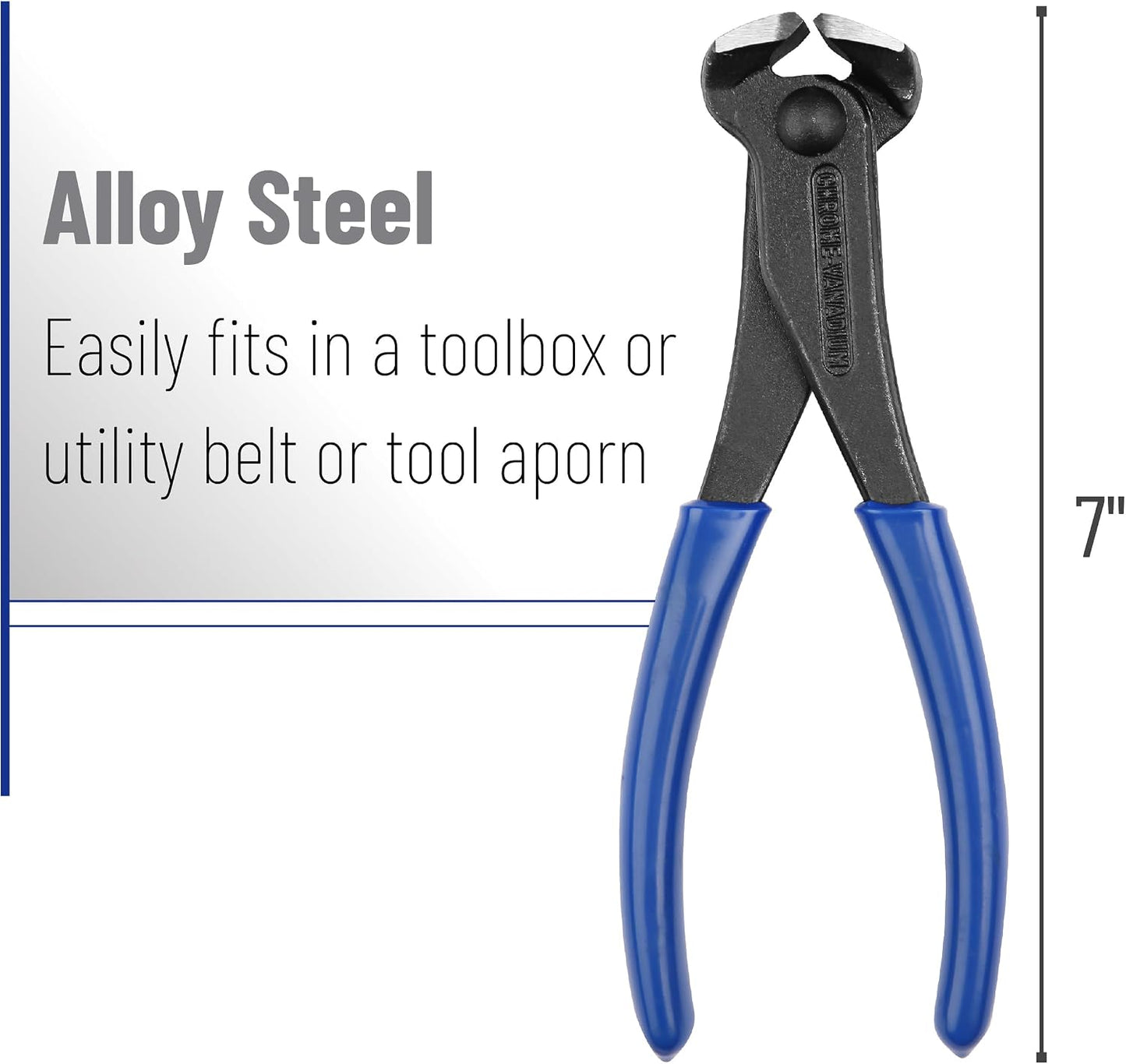 Extractor de clavos y grapas alicates corte azul