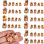Figuritas Capybara resina 50P mini para jardín y manualidades