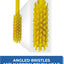 Cepillo platos estrecho antideslizante 11pulg amarillo