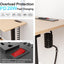 Regleta enchufes cajones con interruptor sobrecarga 20W
