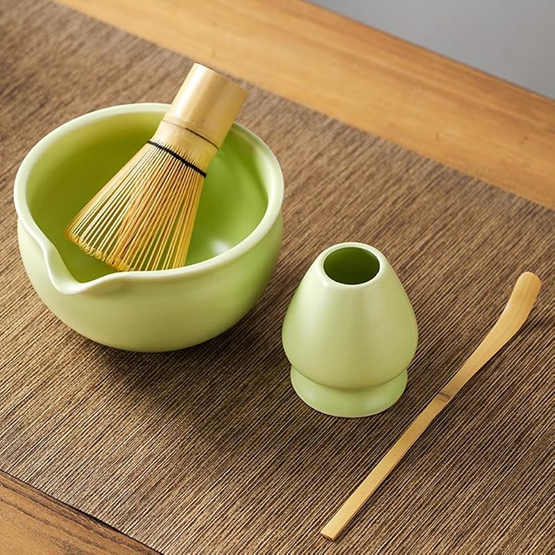 Set 7 Pzas Juego Matcha con Cuchara Tamiz Soporte