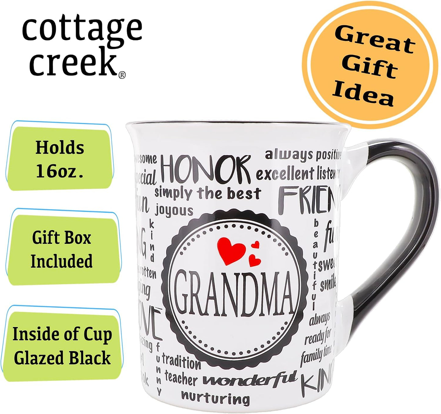 Taza Cerámica Grande para Café Regalo Mamá Abuela