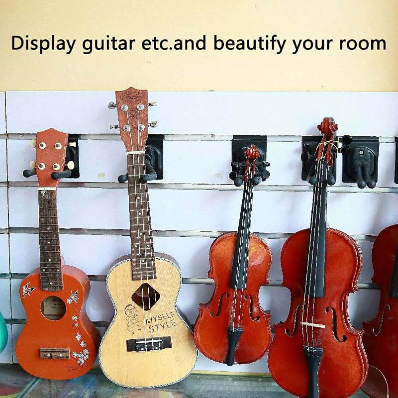 Gancho guitarra Slatwall ajustable para soporte pared