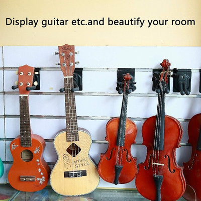 Gancho guitarra Slatwall ajustable para soporte pared
