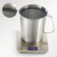Taza medidora acero inox 32oz/1000ml con asa y borde