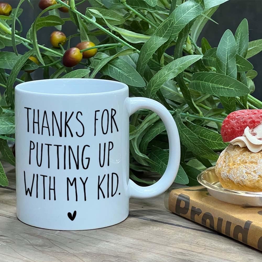 Taza café 11oz gracias profesor texto inglés regalo jubilado