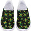 Zapatos sin cordones malla floral mujer