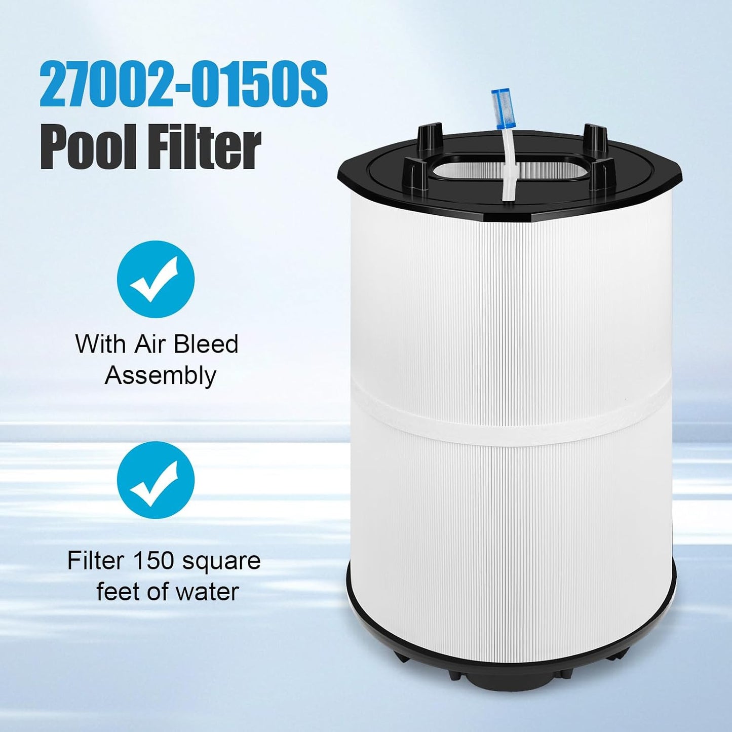 Filtro repuesto piscina Sta-Rite PLM150 con purga aire