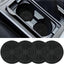 4 posavasos silicona telaraña antideslizantes para coche negro