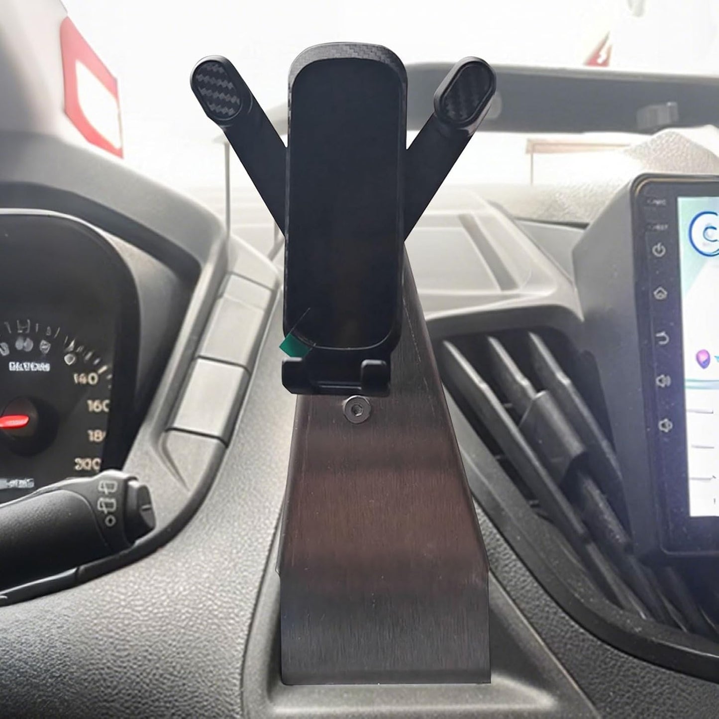 Soporte teléfono triangular para Ford Transit 150-350HD