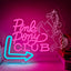 Letrero Neón Poni Rosa Regulable para Dormitorio Bar Fiesta