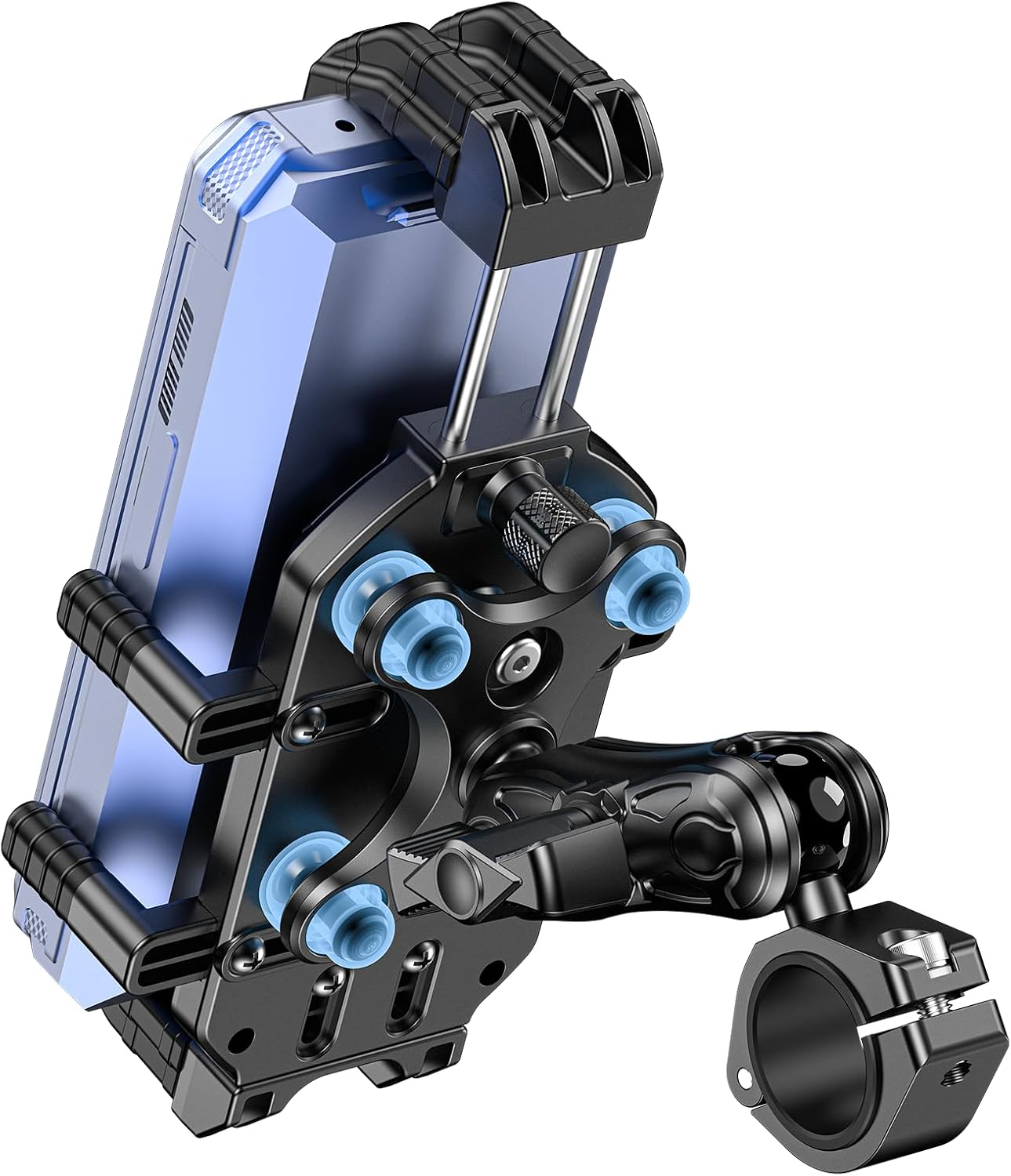 Soporte teléfono motocicleta ajustable manillar ATV