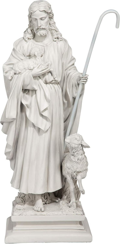 Estatua Jesús Buen Pastor Jardín Grande