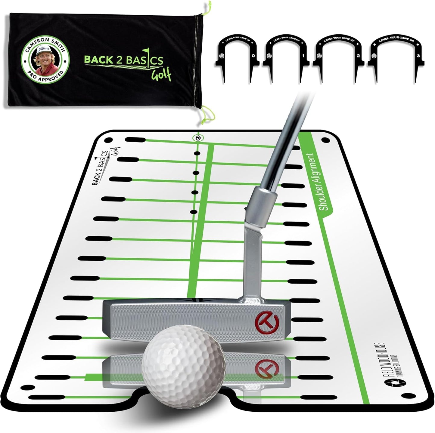 Espejo Putting Golf Entrenamiento Pro Path Interior Exterior